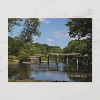 Concord River: Old North Bridge Postcard