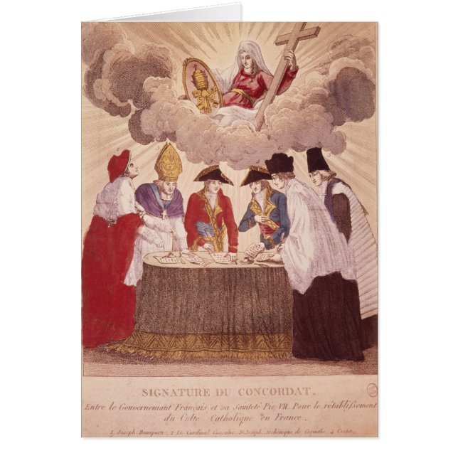 Concordat between Napoleon and Pope Pius VII (Front)
