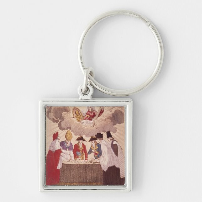 Concordat between Napoleon and Pope Pius VII Key Ring (Front)