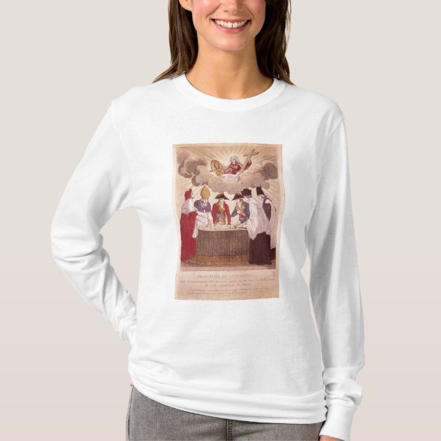 Concordat between Napoleon and Pope Pius VII T-Shirt (Front)