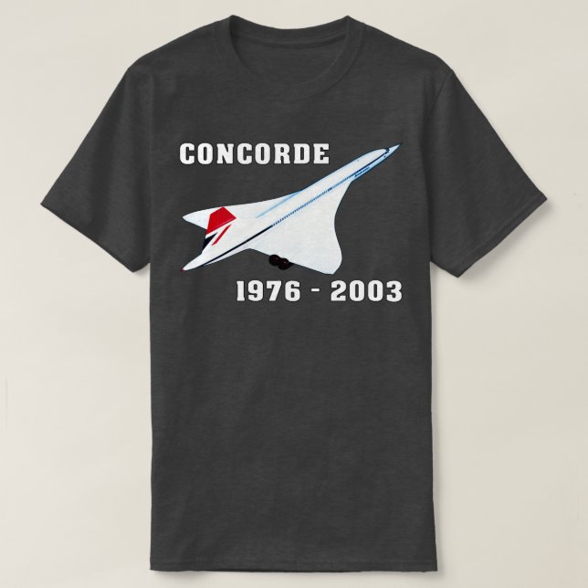 Concorde aeroplane T-Shirt (Design Front)