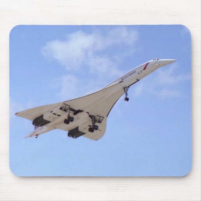 Concorde G-BOAF Mouse Pad (Front)