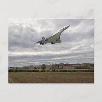 Concorde - High Speed Run Postcard