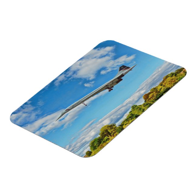 Concorde on Finals - Flexible Magnet (Left Side)