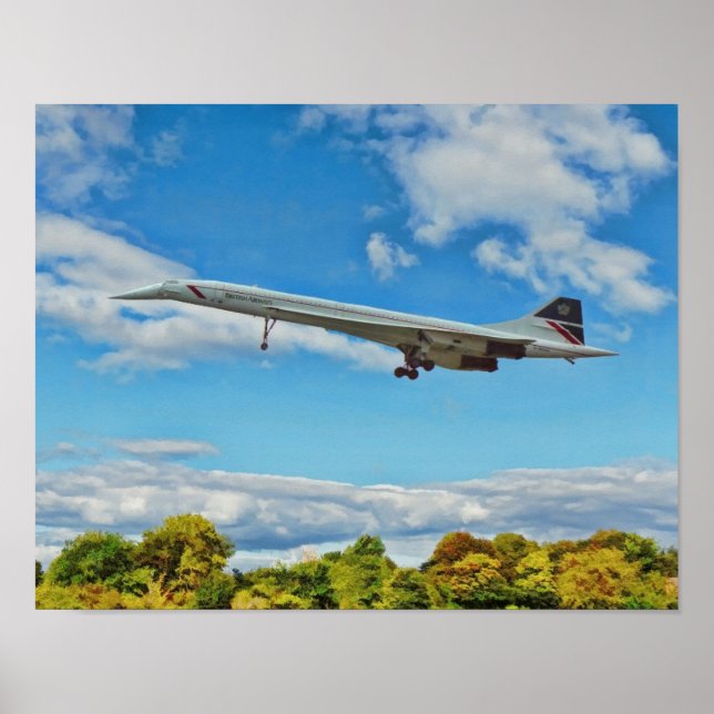 Concorde on Finals Poster (Front)