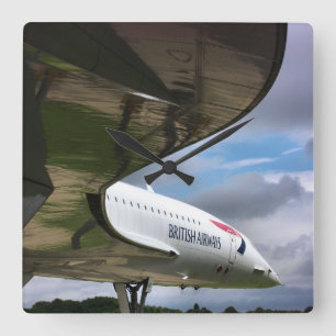 Concorde Square Wall Clock