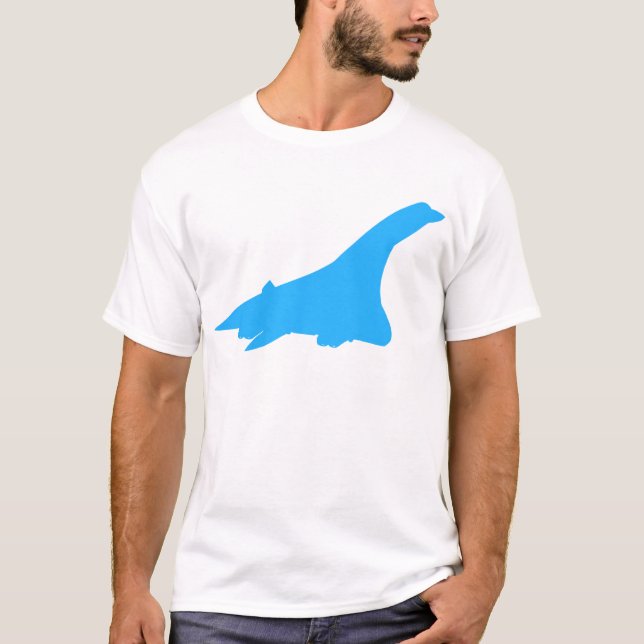 Concorde Supersonic Passenger Jetliner T-Shirt (Front)