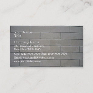 Concrete Blocks Texture Business Card