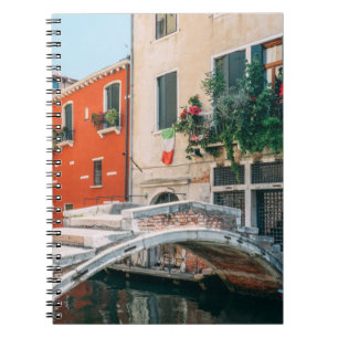 CONCRETE BRIDGE BESIDE WHITE BUILDING NOTEBOOK