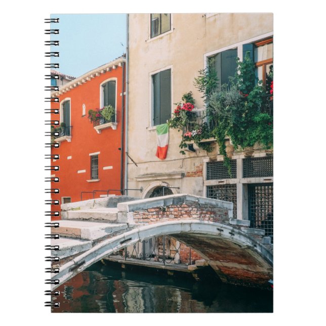 CONCRETE BRIDGE BESIDE WHITE BUILDING NOTEBOOK (Front)