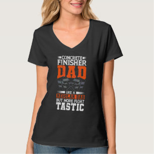 Concrete builder's saying for construction work on T-Shirt