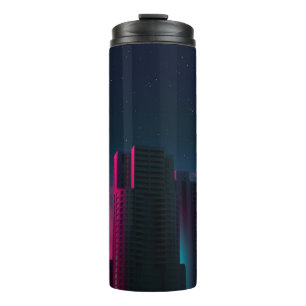 CONCRETE BUILDINGS NEAR WHITE CLOUDS THERMAL TUMBLER