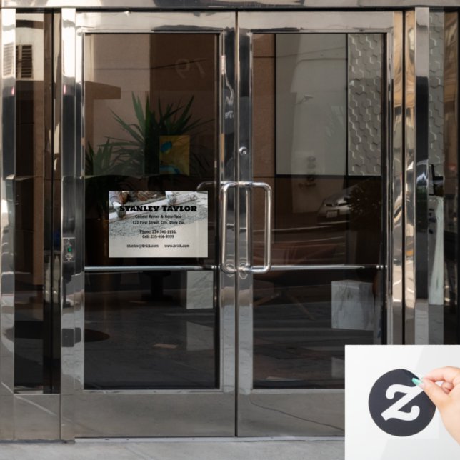 Concrete & Cement Solutions (Office Door)