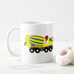 Concrete Cement Truck Construction Trucks Coffee Mug