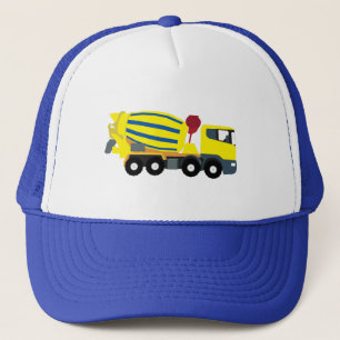 Concrete Cement Truck Construction Trucks Trucker Hat