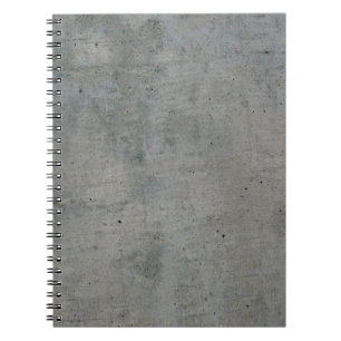Concrete cement wall grey texture notebook