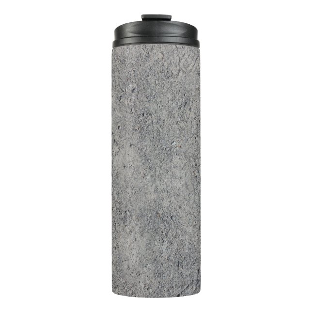 Concrete cement wall grey texture thermal tumbler (Front)