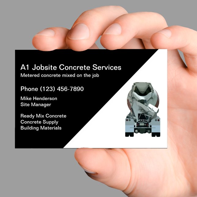 Concrete Construction Business Card (Creator Uploaded)