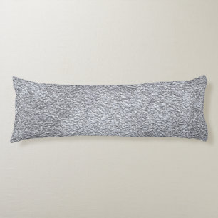 Concrete dark grey Stone Wall Texture Pattern Body Cushion