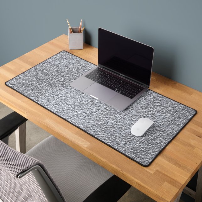 Concrete dark grey Stone Wall Texture Pattern Desk Mat (Office 2)