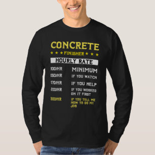 Concrete Finisher Machine Cement Mixer Truck Drive T-Shirt