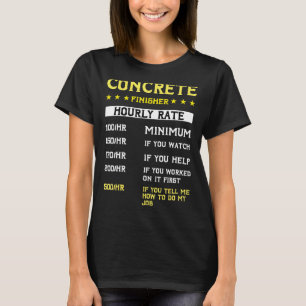 Concrete Finisher Machine Cement Mixer Truck Drive T-Shirt