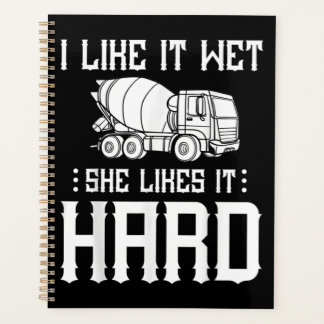 Concrete Finisher Worker Cement Mixer Truck Driver Planner