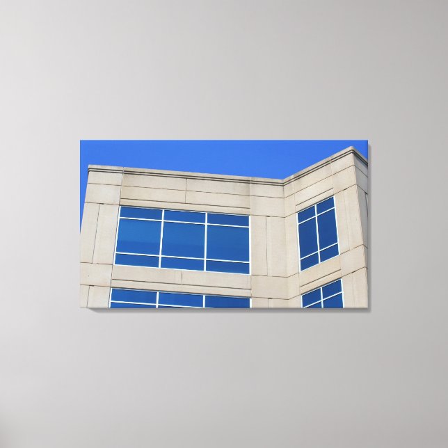 Concrete & Glass Canvas Print (Front)