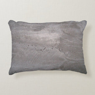 Concrete grey gray wall plaster decorative cushion