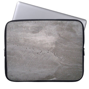 Concrete grey grey wall plaster laptop sleeve