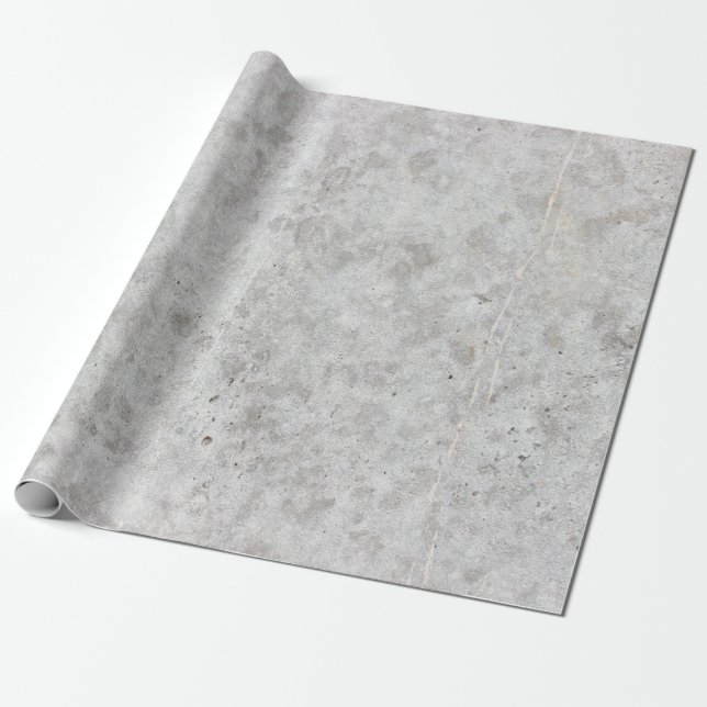 Concrete grey wall grunge wrapping paper (Unrolled)