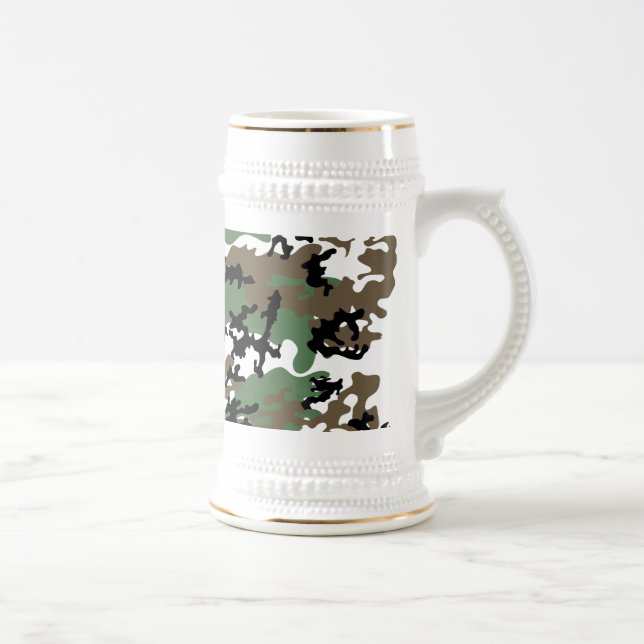 Concrete Jungle Camo Beer Stein (Right)