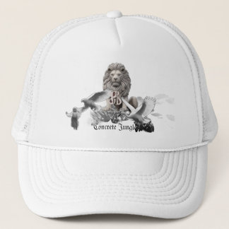Concrete Jungle White Trucker Hat