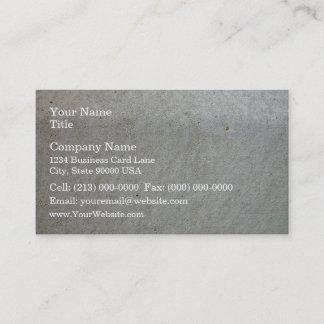 Concrete kerbing business card
