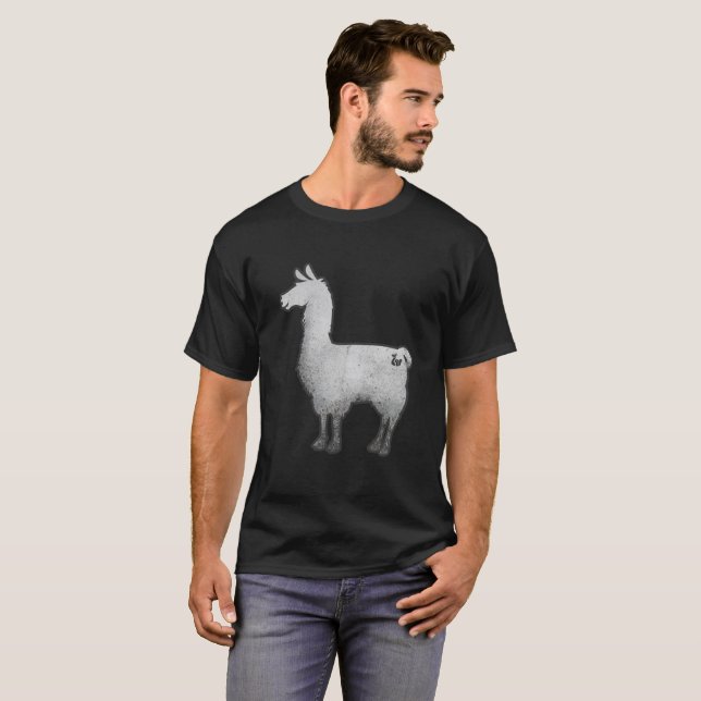 Concrete Llama T-Shirt (Front Full)