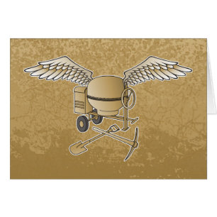 Concrete mixer beige