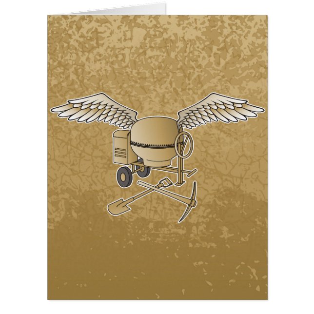 Concrete mixer beige (Front)