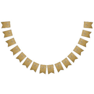 Concrete mixer beige bunting 