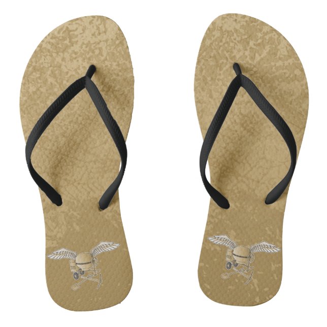 Concrete mixer beige jandals (Footbed)