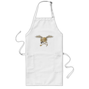 Concrete mixer beige long apron