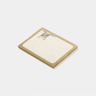 Concrete mixer beige post-it notes