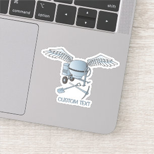 Concrete Mixer Blue-Grey