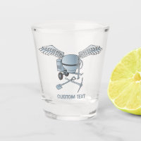 Concrete Mixer Blue-Grey