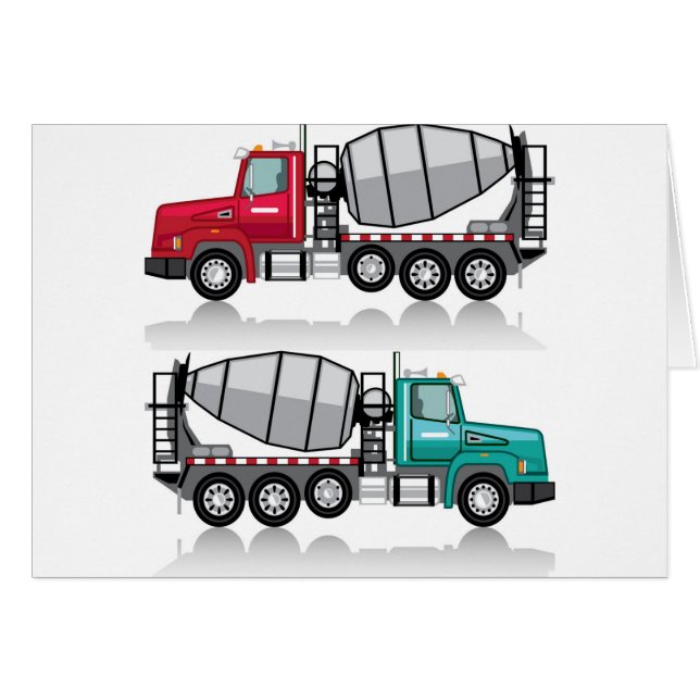 Concrete mixer Truck (Front Horizontal)