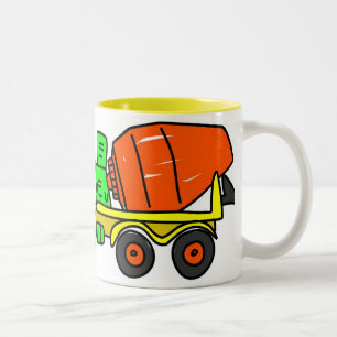 Concrete Mixer Two-Tone Coffee Mug