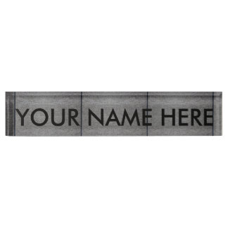 CONCRETE PAVEMENT ~ NAMEPLATE