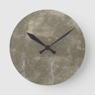 Concrete Round Clock