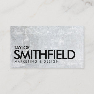Concrete Rustic Business Card