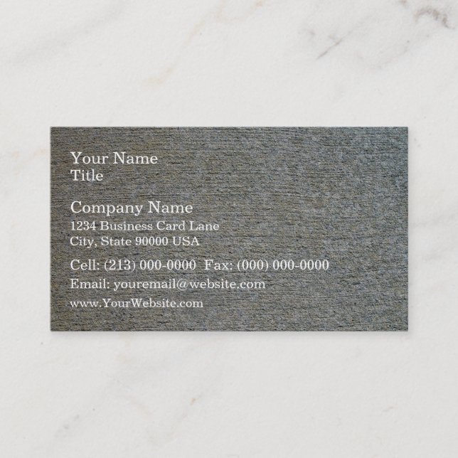Concrete Seamless Texture Business Card (Front)