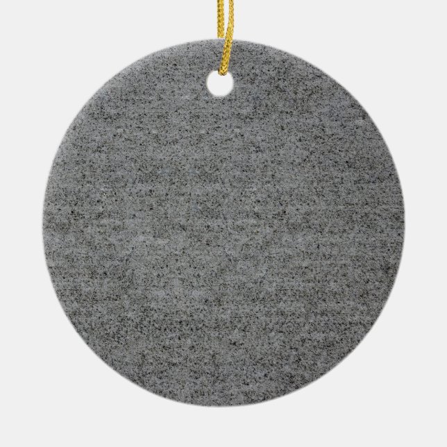 CONCRETE SLAB ~ CERAMIC TREE DECORATION (Front)